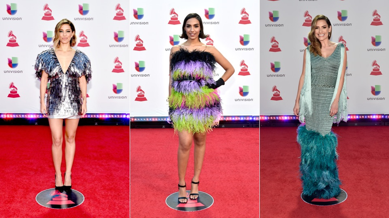 Illustration for article titled The 2018 Latin Grammys Red Carpet Was Positively Dripping With Glamour (Drip Drip)